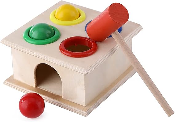 صندوق المطرقة  المرحة الخشبية للاطفال