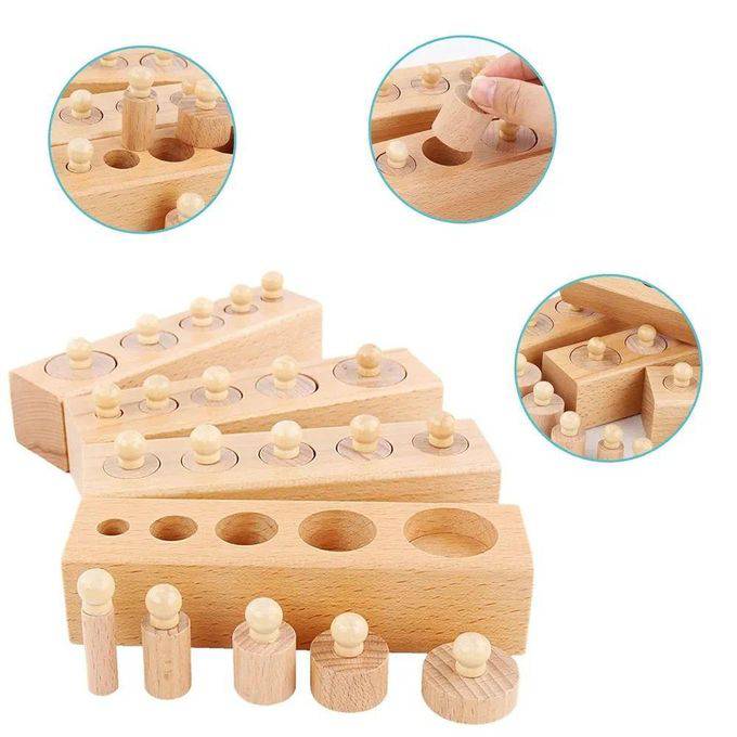 اسطوانت منتسوري ذات مقبض