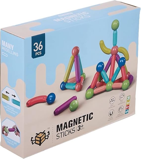 تركيبات مغناطيس 36 قطعة