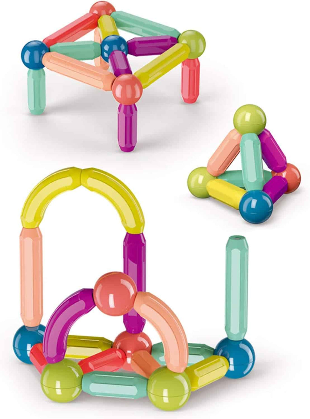 تركيبات مغناطيس 42 قطعة