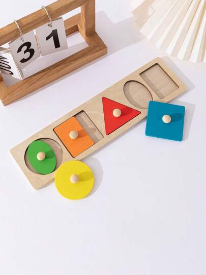 تطابق اشكال هندسية 5 قطع بورد مستطيل