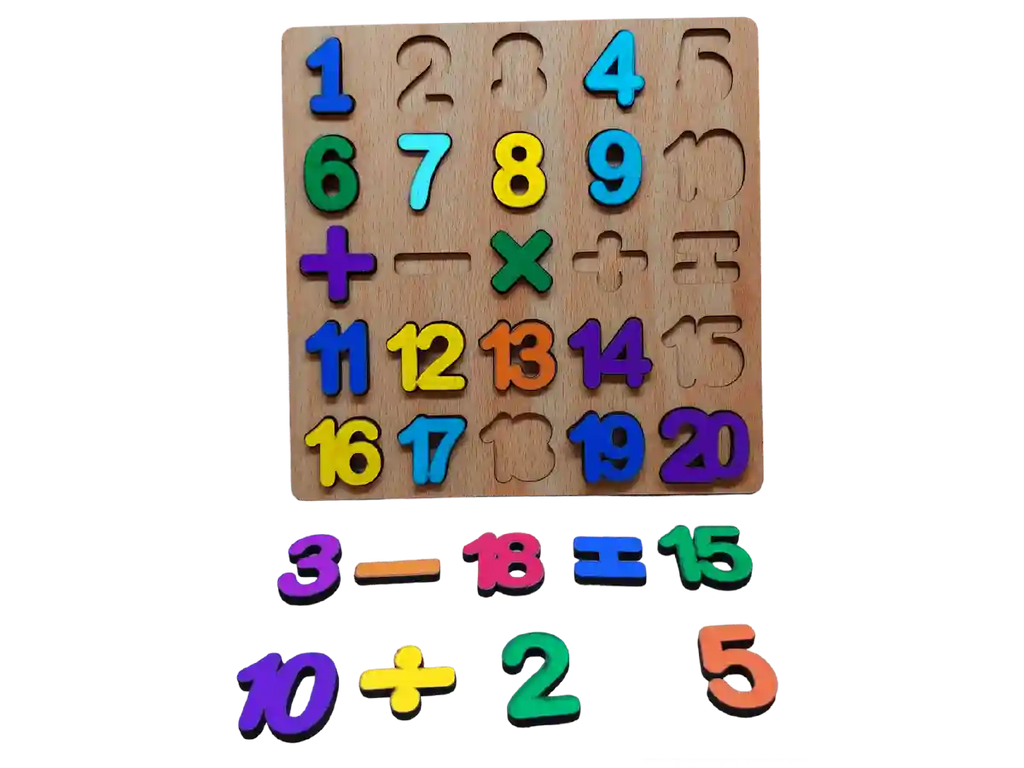 لوحة بازل ارقام انجليزي 20×20 فردية