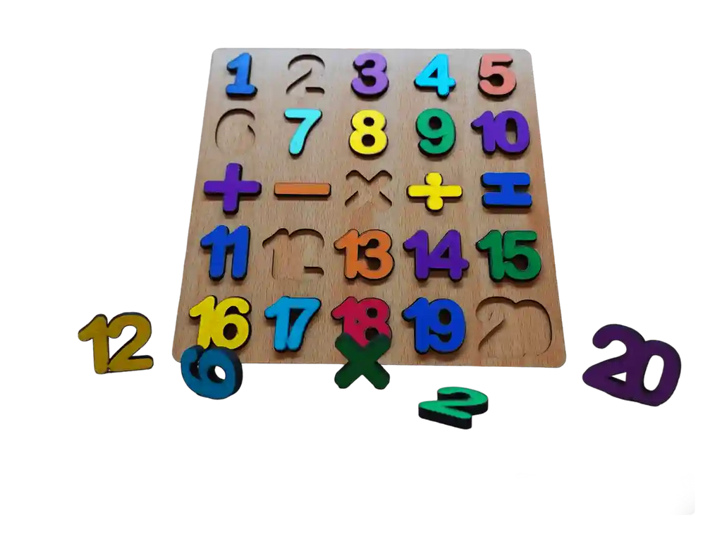 لوحة بازل ارقام انجليزي 20×20 فردية