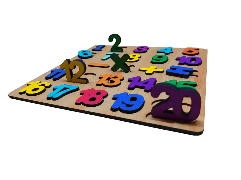 لوحة بازل ارقام انجليزي 20×20 فردية