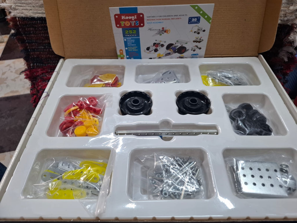 لعبة ميكانو معدن 252 قطعة