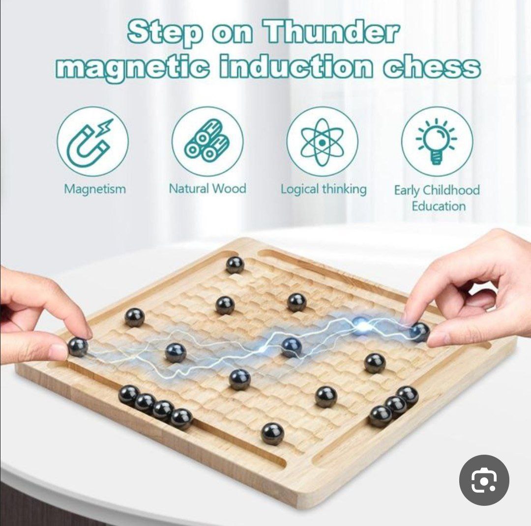 شطرنج خشب مغناطيس - Magnetic Chess