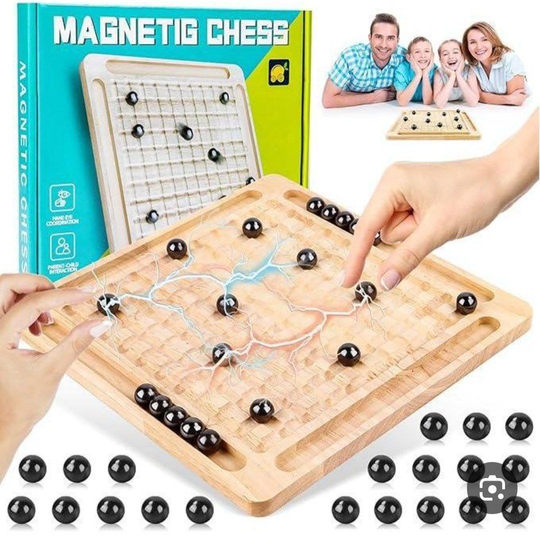 شطرنج خشب مغناطيس - Magnetic Chess