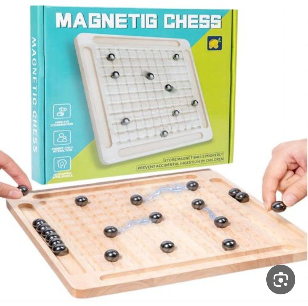 شطرنج خشب مغناطيس - Magnetic Chess
